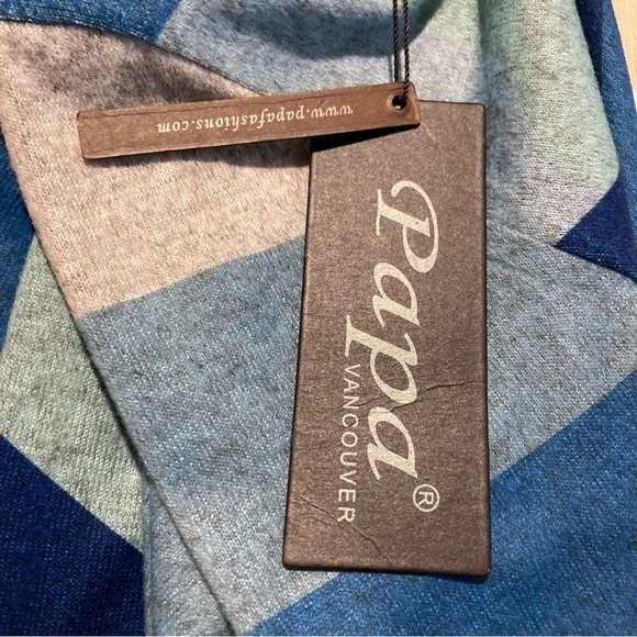 PAPA VANCOUVER Sz XL Asymmetrical Handkerchief Hem Line Patch  Pockets Tunic NEW - Picture 8 of 9